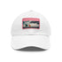 Emerald Isle Pride Baseball Cap, White with Light Brown Patch Tri-Color.