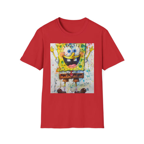 SpongeBob SquarePants Charcoal T-Shirt with Iconic Print for SpongeBob Fans
