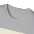 Minimalist charcoal mountain sunrise t-shirt, DTG print, men's/women's, regular fit.