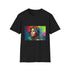 Timeless Beauty in Vibrant Hues | T-Shirt | Celebrity, Chic, Fashion, Jennifer Aniston, Neon colors, Retro, T-shirt, Trendy, Vintage, Watercolor | Prints with Passion