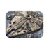 Star Wars Millennium Falcon bath mat for galactic adventure seekers.