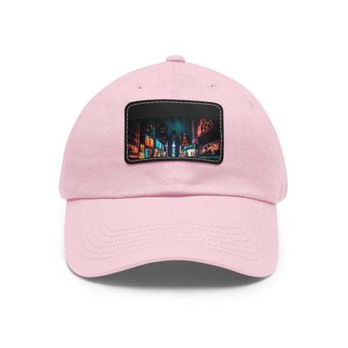 Times Square Nights Embroidered Baseball Cap