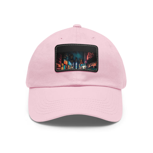 Times Square Nights Embroidered Baseball Cap