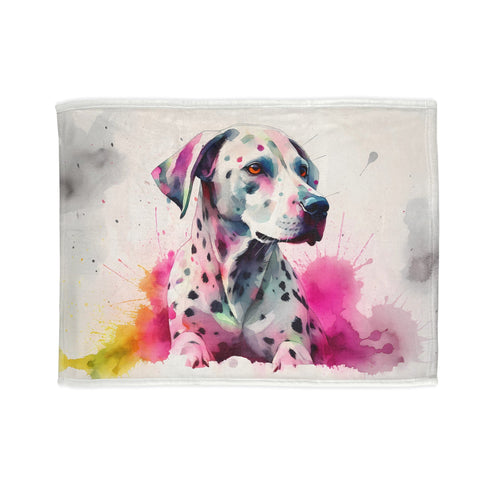 Cozy Dalmatian Dreams Blanket: royal canin breed-inspired print, perfect for cuddling