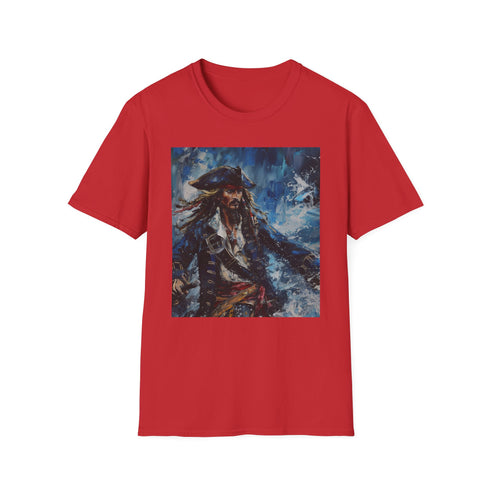 Pirates Compass Jack Sparrow T-Shirt Charcoal Small Cotton Tee Summer