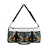 Artistic ceramic pattern duffel bag perfect for stylish nomadic adventures.