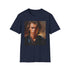 Soft charcoal crew neck T-shirt with vibrant Anakin Skywalker portrait
