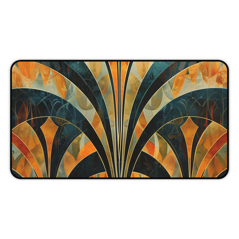 Art Deco Desk Mat Collection - elegant abstract patterns for stylish workspace