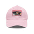 Ed Sheeran watercolor splatter baseball cap, white light brown patch.