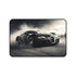 Sleek Bugatti desk mat in high-speed driving design for workspace.