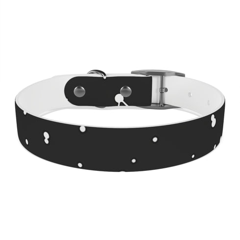 Celestial-themed black onyx dog collar for medium-sized pups.