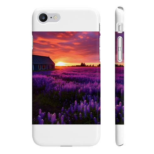 Vibrant Dutch flower field phone case for iPhone 7/8 Plus.
