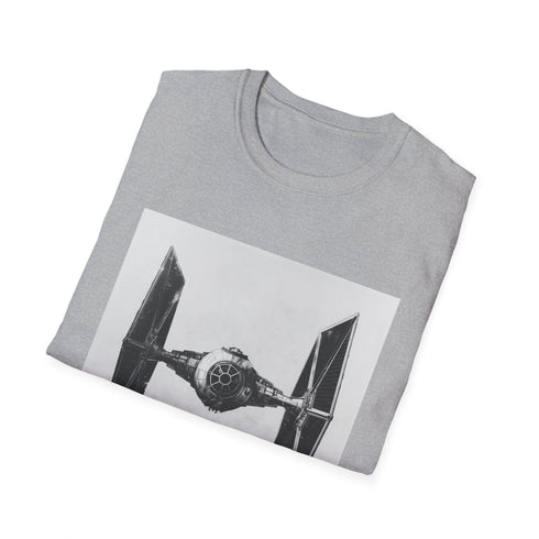Star Wars Tie Fighter Charcoal T-Shirt for Men and Women.