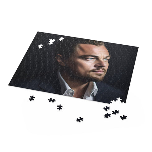 Leonardo DiCaprio jigsaw puzzle featuring iconic movie moments and stunning portraits.