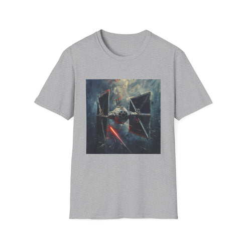 Star Wars Tie Fighter Charcoal T-Shirt - Precision-Flying Iconic Starfighter!
