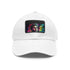 Neon Dreams Zac Efron Watercolor Cotton Baseball Cap White/Light Brown