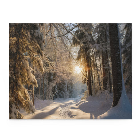 Capture the beauty of a Winter Wonderland with this vibrant jigsaw puzzle