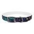 Vibrant Fireworks Dog Collar in Black Onyx for Medium Dogs