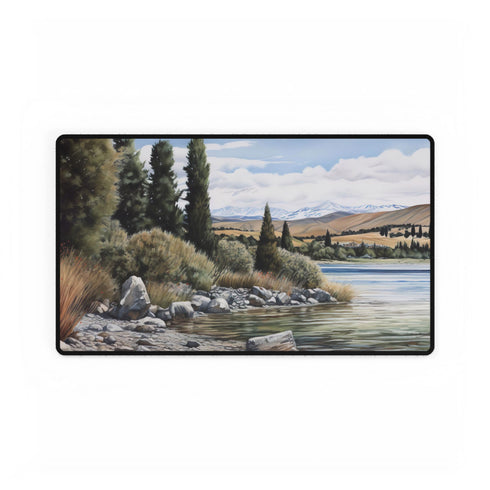 New Zealand Mirror Lake & Southern Alps XXL Extended Desk Mat – Prints With Passion (View 2)