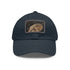 Stylish white baseball hat with light brown patch, perfect for Star Wars fans.
