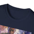 Charcoal cotton T-shirt featuring Mace Windu illustration and crew neck design