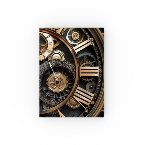 Clockwork Scribes Steampunk Journal - High-Quality & Stylish Gear Design, Perfect for Recording Inventions, Sketching Contraptions, Ideal Gift Option