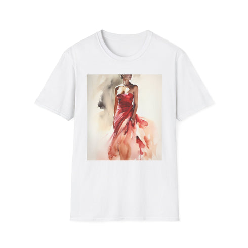 šØ Crimson Reverie: A Watercolor Symphony of Elegance and Allure