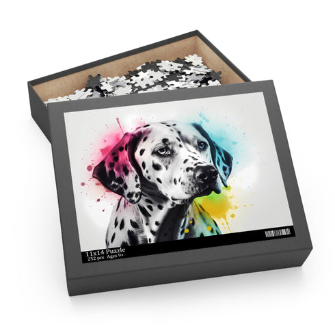 Adorable Dalmatian jigsaw puzzle for all ages.