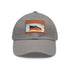Stylish German pride flag cap with white/light brown rectangle patch.