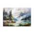Fairmont Lake Louise canvas print featuring turquoise waters, 8" x 10" dimensions.