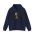 Tom Hardy watercolor portrait navy hoodie for men and women.