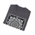 Serene Mandala Charcoal T-Shirt, Regular Fit, Intricate Mandala Design