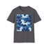 Symphony of the Wild T-Shirt with Butterfly Pattern in White Cotton.