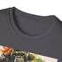 Charcoal crew neck T-shirt with King Kong graphic in soft breathable cotton