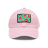 Stylish white cotton Hawaiian cap with watermelon pattern.