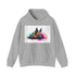 Standing Guard GSD Watercolor Navy Hoodie, Unisex Regular Fit Sweatshirt
