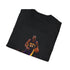 Charcoal cotton crew neck t-shirt featuring artistic Kobe Bryant Lakers design