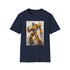 Charcoal crew neck T-shirt with Bumblebee graphic and regular fit