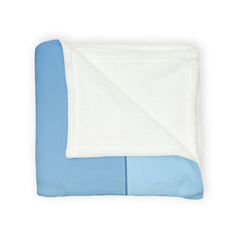 Sunflower Field with Floating Mirrors — Plush Fleece Throw Blanket — Product Detail View 11