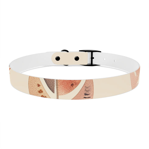 S black onyx dog collar - odor-proof, hypoallergenic, stain-resistant personalization option.