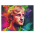 Logan Paul jigsaw puzzle with social media icon in various poses.