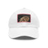 Galactic Falcon Adventure Cap, White with Light Brown Patch, Cotton Unisex Hat