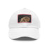 Stylish white cotton hat with Millennium Falcon patch for galactic adventures.