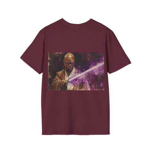 Charcoal Galactic Force Mace Windu Tee, Crew Neck, Regular Fit