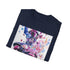 Charcoal cotton crew neck T-shirt featuring Galactus cosmic design regular fit