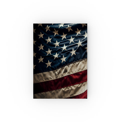 Stars & Stripes: An American Journey Journal - Patriotic Flag Cover, High-Quality Material, Stylish Design, Great Gift Option