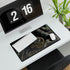 Tree Roots Growing into Clock Gears Gaming XXL Extended Desk Mat