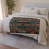 Bohemian Aztec Geometric Plush Fleece Throw Blanket – Prints With Passion (View 6)