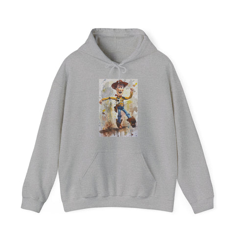 Woody Toy Story Deputy Hoodie in Navy, Unisex Regular Fit Sweatshirt