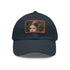 Galactic Princess Leia embroidered baseball cap in white with light brown patch.